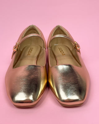 The Blythe Gold Metallic Ballet Flat - All About You Boutique & Gifts