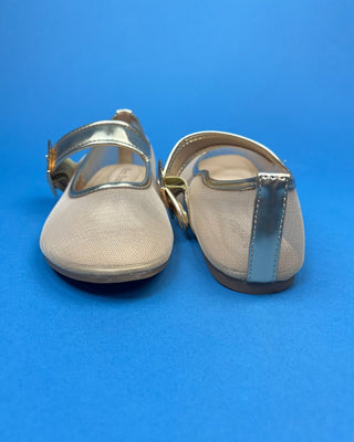 The Camden Gold Strap Ballet Flats - All About You