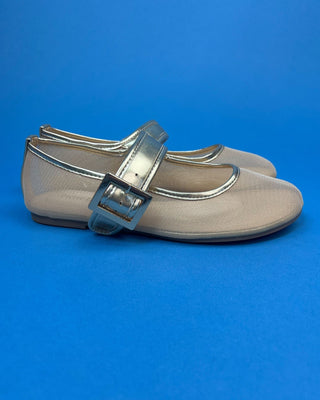 The Camden Gold Strap Ballet Flats - All About You