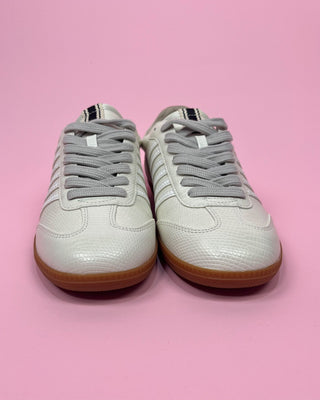 The Chantel Faux Snakeskin Sneaker - All About You