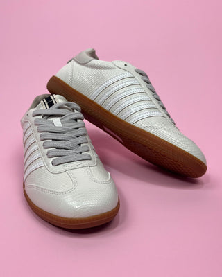 The Chantel Faux Snakeskin Sneaker - All About You