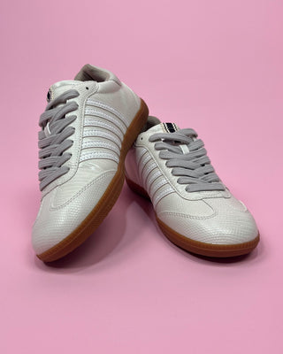 The Chantel Faux Snakeskin Sneaker - All About You