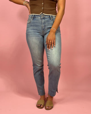 The Colleen MR Light Wash Skinny Jean - All About You Boutique & Gifts