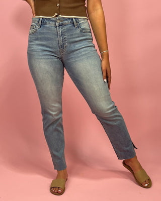 The Colleen MR Light Wash Skinny Jean - All About You Boutique & Gifts