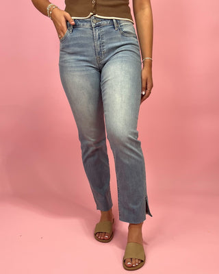 The Colleen MR Light Wash Skinny Jean - All About You Boutique & Gifts