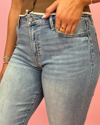 The Colleen MR Light Wash Skinny Jean - All About You Boutique & Gifts