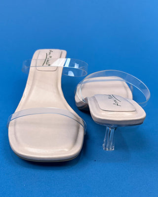 The Collins Clear Double Strap Heel - All About You