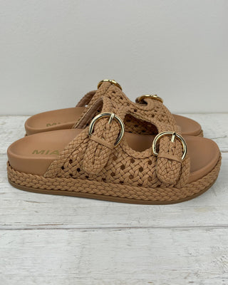 The Dakota Tan Woven Sandal - All About You Boutique & Gifts