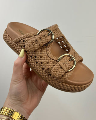 The Dakota Tan Woven Sandal - All About You Boutique & Gifts