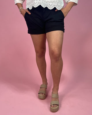 The Dear John Kiara Mid Rise Black Denim Shorts - All About You Boutique & Gifts