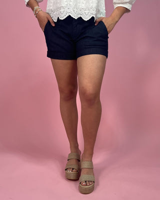 The Dear John Maggie Mid Rise Dark Wash Denim Shorts - All About You Boutique & Gifts