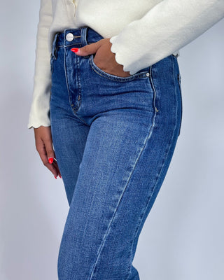 The Diana HR Ankle Wide Jeans - All About You