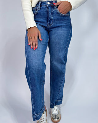 The Diana HR Ankle Wide Jeans - All About You