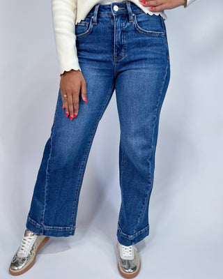 The Diana HR Ankle Wide Jeans - All About You