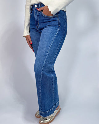 The Diana HR Ankle Wide Jeans - All About You
