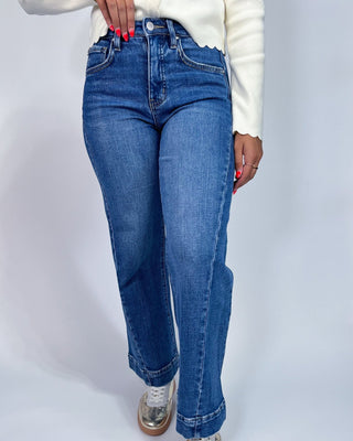 The Diana HR Ankle Wide Jeans - All About You