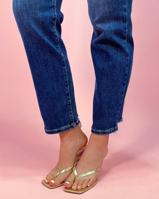 The Eloise TC HR Crop Straight Jeans - All About You Boutique & Gifts