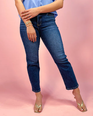 The Eloise TC HR Crop Straight Jeans - All About You