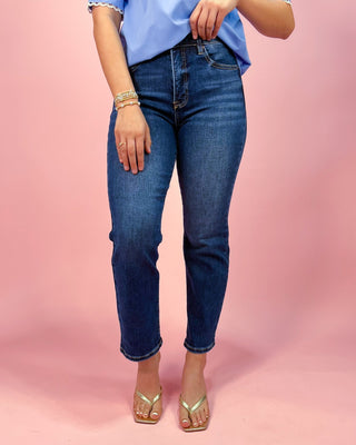The Eloise TC HR Crop Straight Jeans - All About You