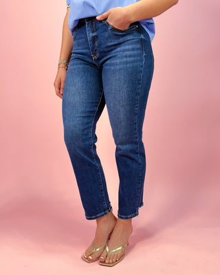 The Eloise TC HR Crop Straight Jeans - All About You Boutique & Gifts