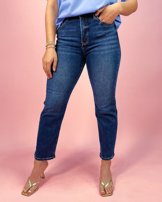 The Eloise TC HR Crop Straight Jeans - All About You Boutique & Gifts