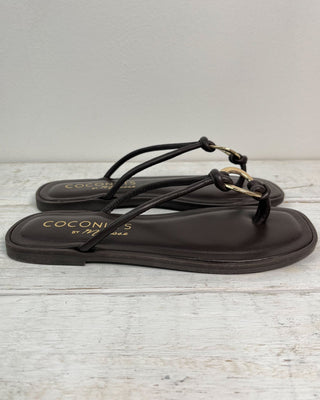The Emmeline Brown Faux Leather Sandal - All About You Boutique & Gifts