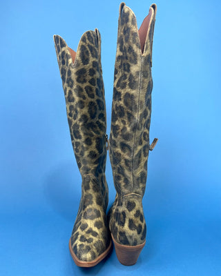 The Evie Leopard Cowgirl Boots - All About You