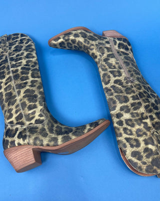The Evie Leopard Cowgirl Boots - All About You