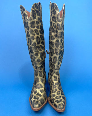 The Evie Leopard Cowgirl Boots - All About You