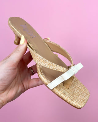 The Faye Bow Detail Kitten Heel - All About You