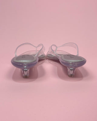 The Gabriella Clear Kitten Heel Sandal - All About You