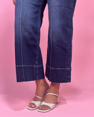 The Genevieve TC MR Crop Pintuck Jeans - All About You Boutique & Gifts