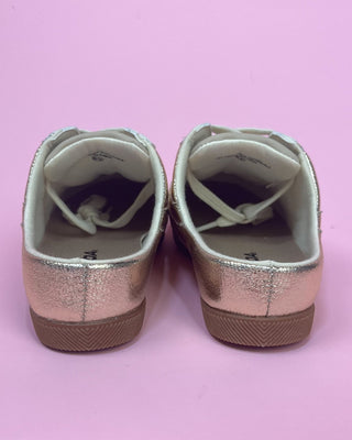 The Giselle Gold Slip On Sneaker - All About You