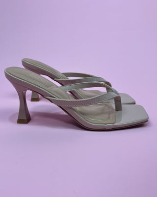 The Kimberly Neutral Square Toe Heel - All About You