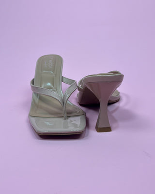 The Kimberly Neutral Square Toe Heel - All About You