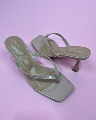 The Kimberly Neutral Square Toe Heel - All About You