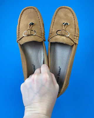 The Lenora Suede Tassel Loafer - All About You
