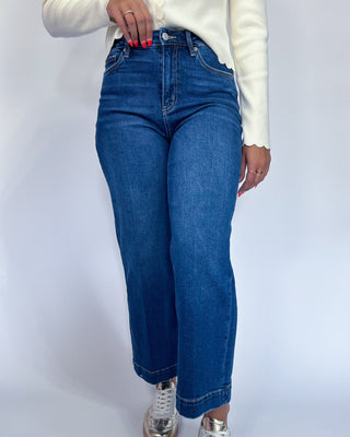 The Lucy Trelle HR Wide Leg Jeans - All About You