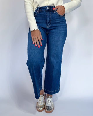 The Lucy Trelle HR Wide Leg Jeans - All About You