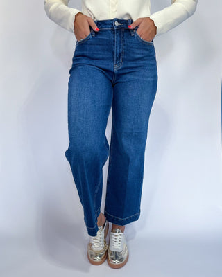 The Lucy Trelle HR Wide Leg Jeans - All About You