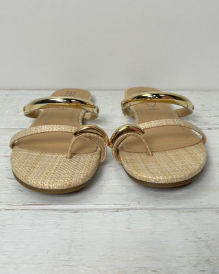 The Morgan Gold Accent Sandal - All About You