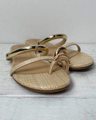 The Morgan Gold Accent Sandal - All About You