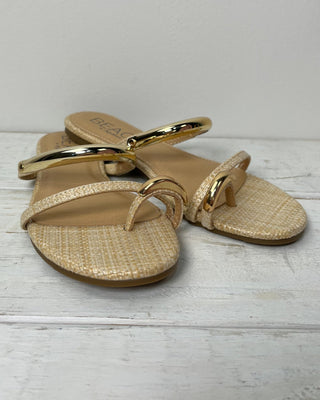 The Morgan Gold Accent Sandal - All About You