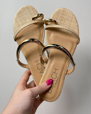 The Morgan Gold Accent Sandal - All About You