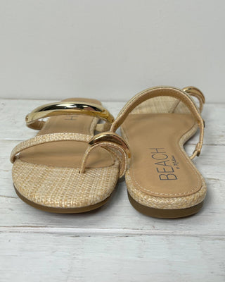 The Morgan Gold Accent Sandal - All About You