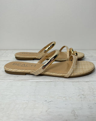 The Morgan Gold Accent Sandal - All About You