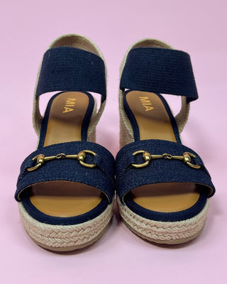 The Natalia Navy Open Toe Wedge - All About You Boutique & Gifts