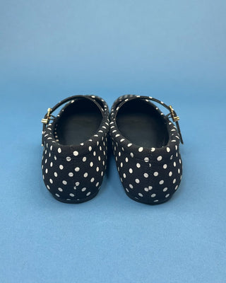 The Payton Black Dot Gold Buckle Mary Jane Flats - All About You