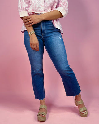 The Pippa HR Kick Flare Denim Jeans - All About You