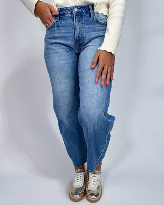 The Sarah HR Barrel Medium Wash Jeans - All About You